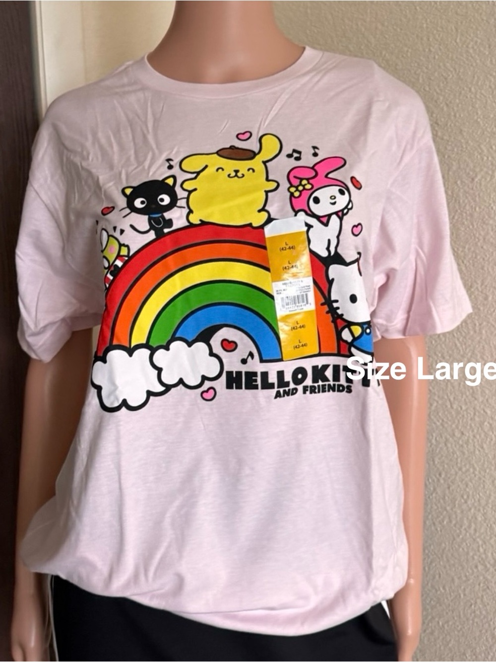 Hello Kitty & Friends Men's & Big Men's Graphic Tee Shirt